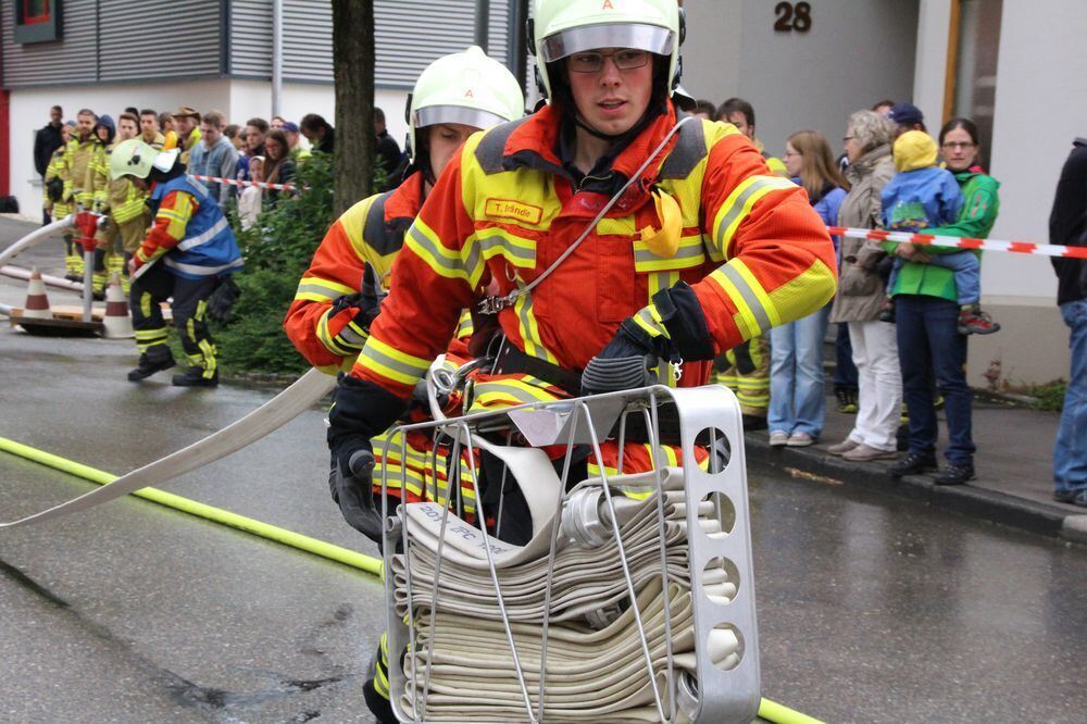 Abnahme Leistungsabzeichen Feuerwehr Münsingen 2015