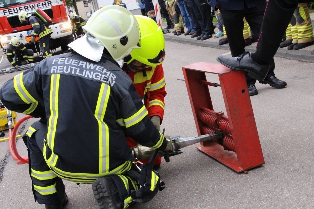 Abnahme Leistungsabzeichen Feuerwehr Münsingen 2015