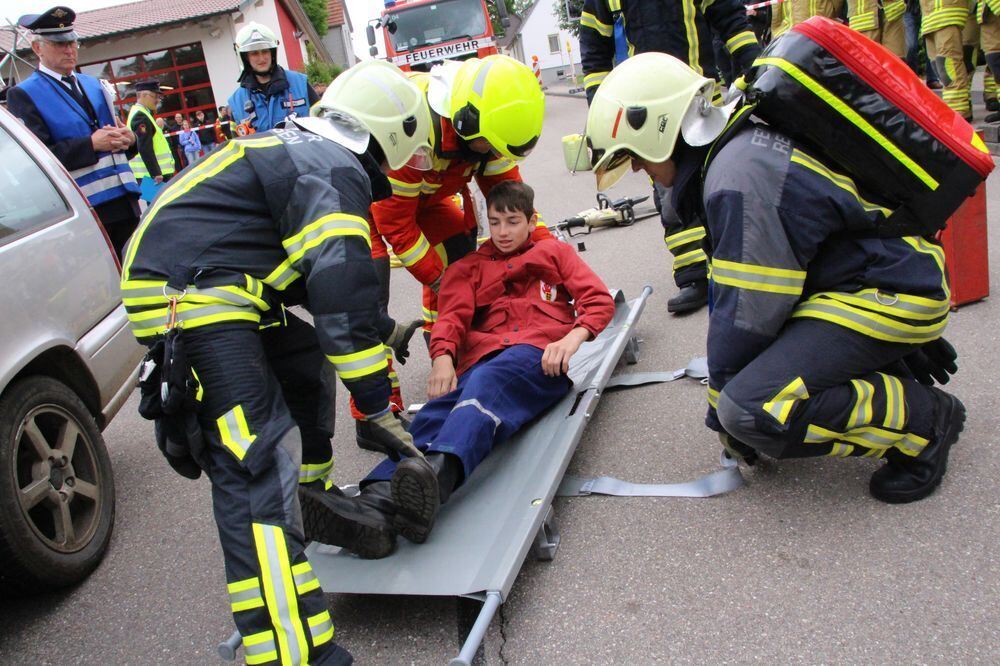 Abnahme Leistungsabzeichen Feuerwehr Münsingen 2015