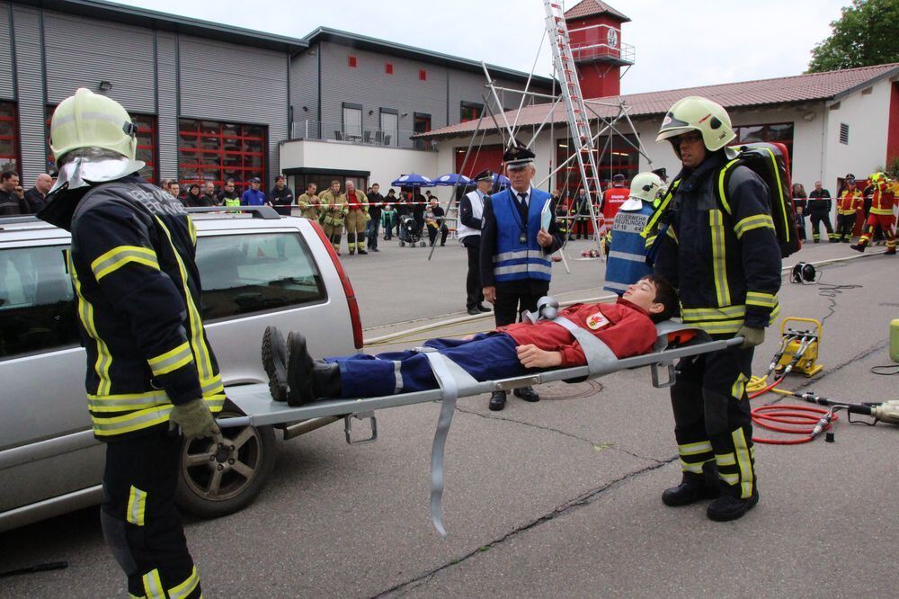 Abnahme Leistungsabzeichen Feuerwehr Münsingen 2015