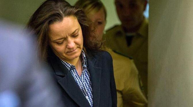 Die Angeklagte Beate Zschäpe. Foto: Marc Müller