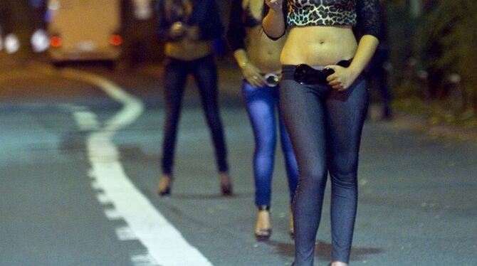 Prostituierte auf dem Straßenstrich