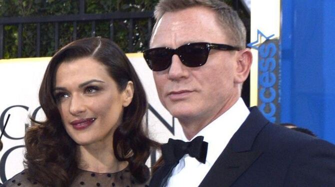 Daniel Craig und seine Frau Rachel Weisz stehen hinter der BBC. Foto: Paul Buck