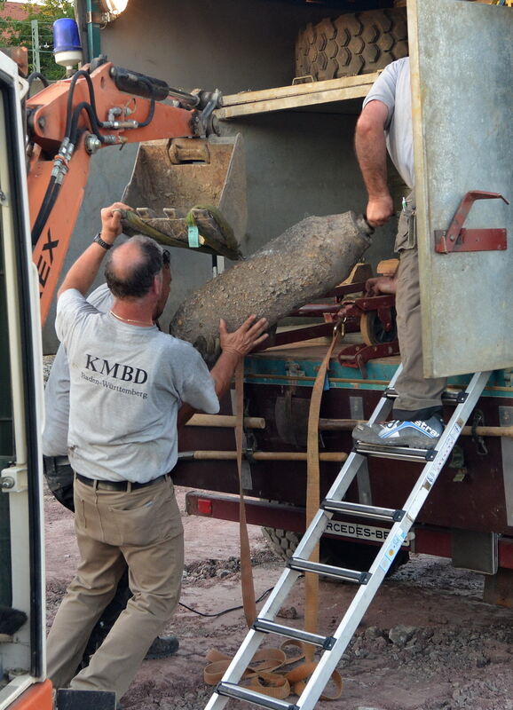 Bombenentschärfung in Tübingen