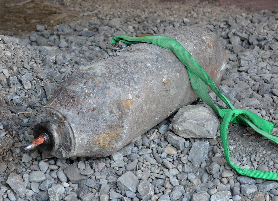 Bombenentschärfung in Tübingen