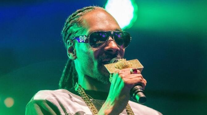 Snoop Dogg bei seinem Konzert in Uppsala. Foto: Marcus Ericsson
