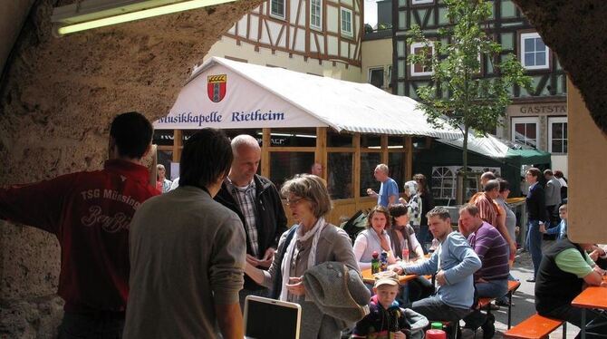 Wenn auch nur einigermaßen das Wetter mitspielt, lockt das Münsinger Stadtfest auch diesmal wieder das Publikum zahlreich an. GE