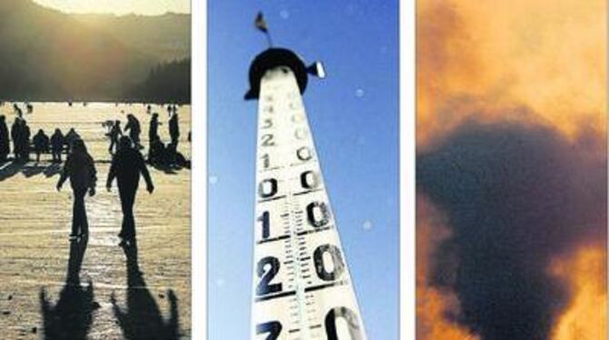 Monatelang zugefrorene Seen ändern für Meteorologen noch lange nichts daran, dass es wärmer wird. Klimagase heizen mit. FOTOS: D