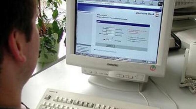 Polizei und Kreditinstitute warnen vor Abzockern, die  Online-Bankkonten abräumen. FOTO: DPA