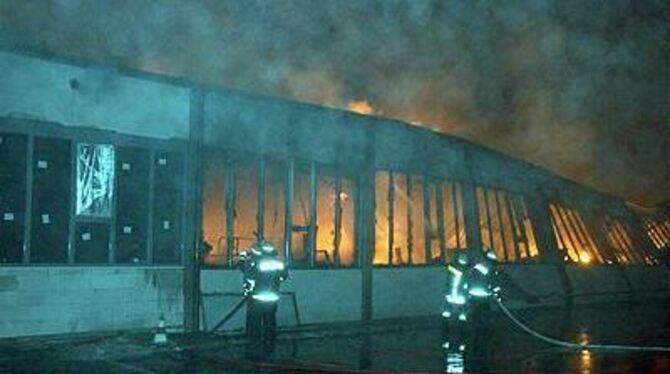 Mehrere Millionen Euro Sachschaden hat ein Großbrand bei der Walter AG verursacht. FOTO: MEYER
