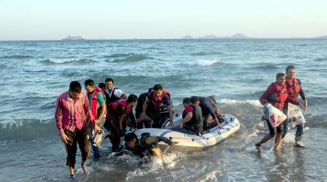 Landung auf der griechischen Insel Kos: Nach dem Dublin-Abkommen ist derjenige Staat, in dem ein Asylbewerber erstmals europä