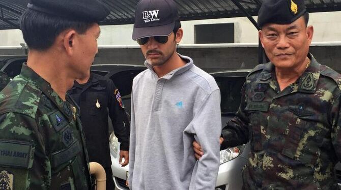 Thailändische Behörden vermelden die Festnahme des mutmaßlichen Bombenlegers von Bangkok. Bei der Explosion am 17. August war
