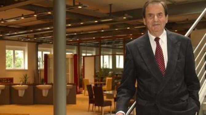 Hans Schwörer - unser Foto entstand anlässlich seines 80. Geburtstages.  ARCHIVFOTO: NIETHAMMER