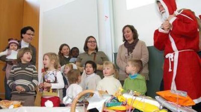 Große Freude beim studentischen Nachwuchs in der neuen Kindertagesstätte der Reutlinger Hochschule, denn an diesem besonderen Ta