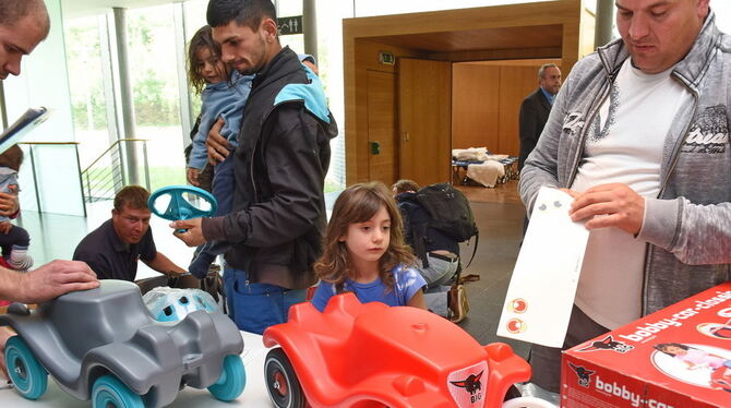 Flüchtlingsheim in Rottenburg in Flammen