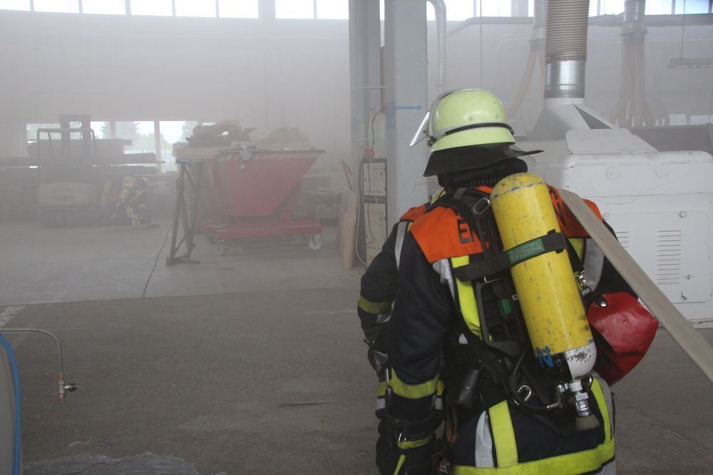 Hauptübung der Feuerwehr Engstingen