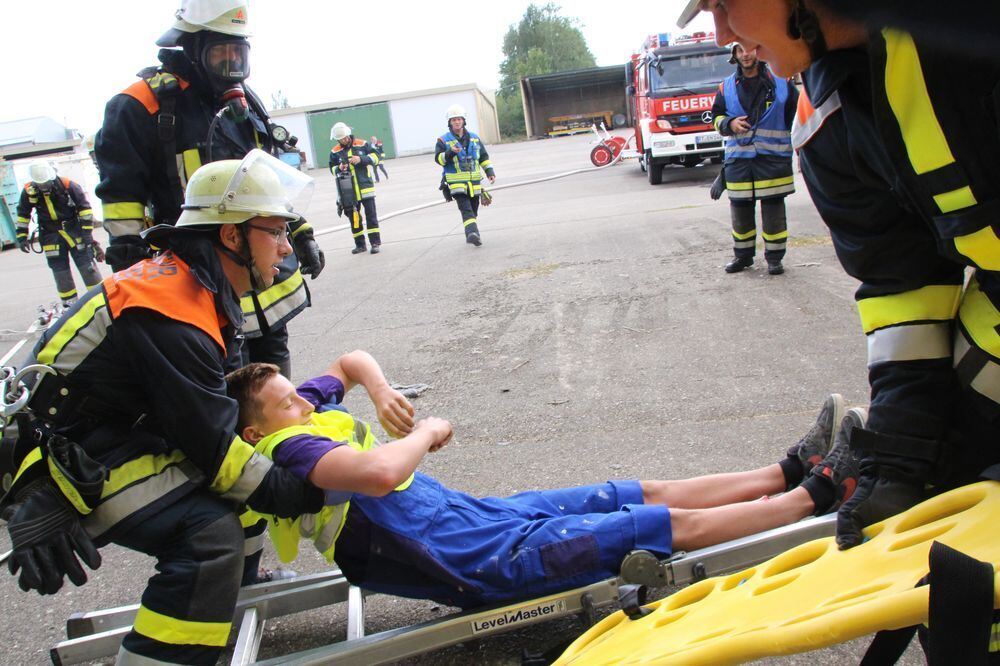 Hauptübung der Feuerwehr Engstingen