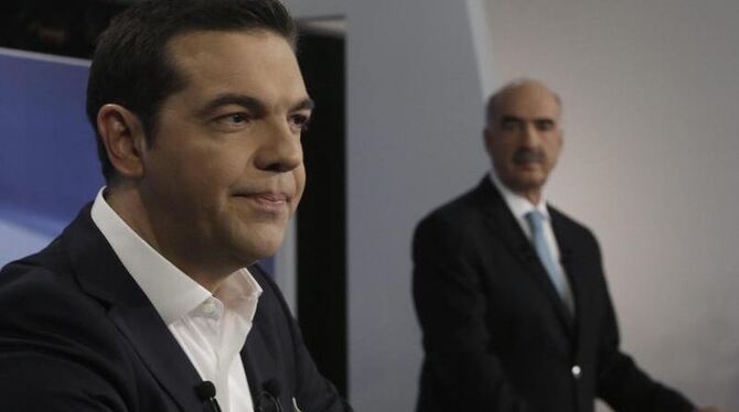 Die Wahl im Januar hatte die Partei von Alexis Tsipras mit 36,3 Prozent vor der ND mit 27,8 Prozent gewonnen. Foto: Yannis Ko