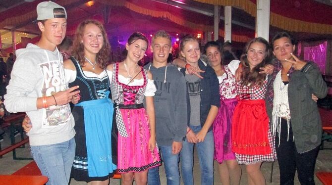 Auch das jugendliche Publikum hatte beim Dapfener Schlachtfest viel Spaß. FOTO: PR