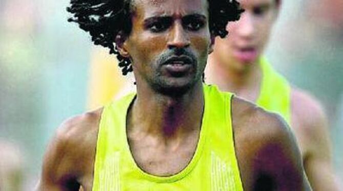 Hindernisläufer Filmon Ghirmai (links) will bei der WM die Afrikaner ein bisschen ärgern.
FOTO: HAJO