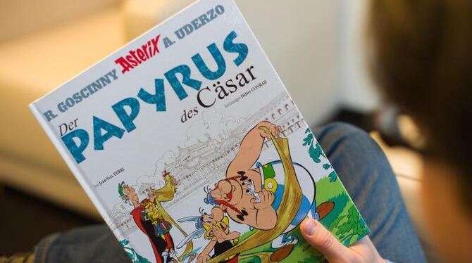 Neu in der »Asterix«-Reihe: »Der Papyrus des Cäsar«. Foto: Lukas Schulze