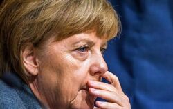 Nachdenklich: CDU-Chefin Angela Merkel beim CDU-Kreisparteitag für Vorpommern-Rügen. An der Basis grummelt es, die Umfragewer