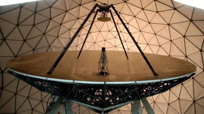 Eine Empfangsanlage der BND-Außenstelle im bayerischen Bad Aibling. An dieser Dienststelle wird unter anderem die Aufklärung Eine Empfangsanlage der BND-Außenstelle im bayerischen Bad Aibling. An dieser Dienststelle wird unter anderem die Aufklärung