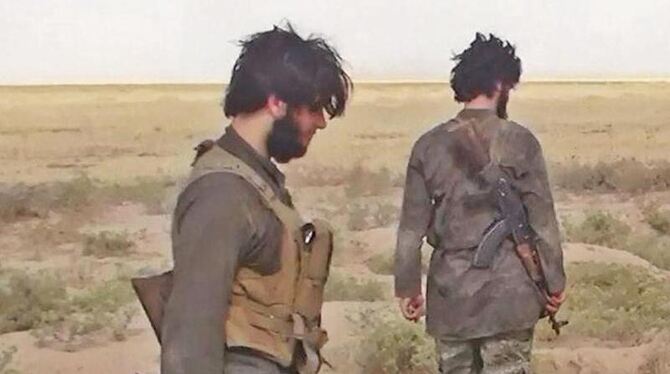 IS-Kämpfer im Irak: Die Terrormiliz hat sich zu dem Massaker in Paris bekannt. Foto: Albaraka News