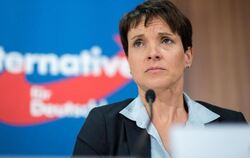 Die Vorsitzenden der AfD, Frauke Petry. Die AfD ist einer Umfrage zufolge zum ersten Mal die drittstärkste Partei Deutschland