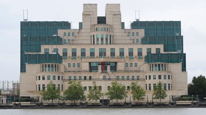 Die Zentrale des britischen Geheimdienstes MI6 in London.