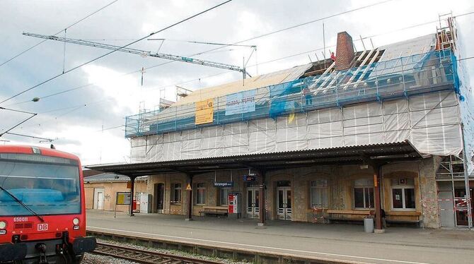 Hauptbahnhof in Metzingen.