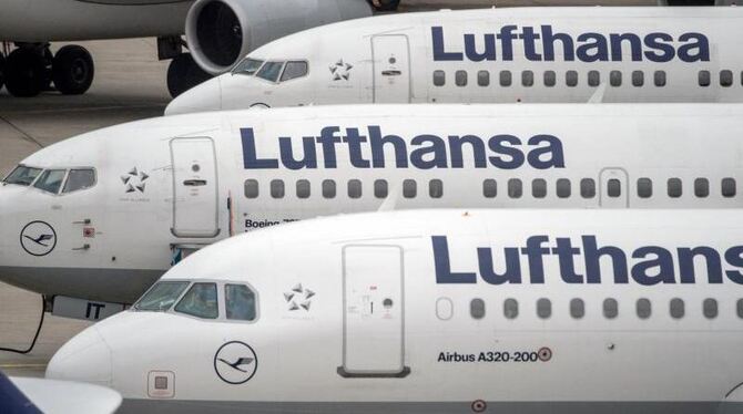 Passagiermaschinen der Lufthansa. Foto: Boris Roessler