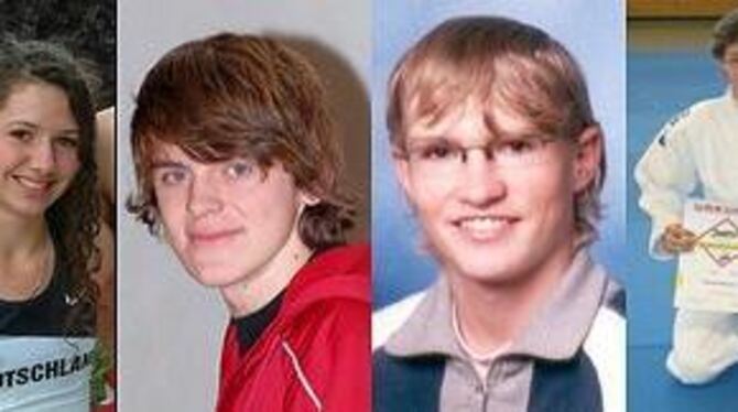 Wählen Sie unter diesen vier Junior-Sportlern, und gewinnen Sie dabei: Sarah Cornelsen, Philipp Keinath, Kristian Kemmler, Regin