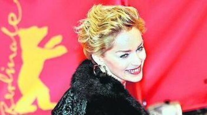 Sharon Stone stellte in Berlin ihren neuen Film &raquo;When a Man Falls in the Forest&laquo; vor.
FOTO: DPA