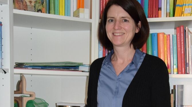 Susanne Fleischer in ihrem Büro in Kusterdingen. GEA-FOTO: IST