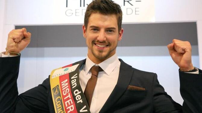Florian Molzahn aus Solingen, wurde zum »Mister Germany 2016« gekürt. Foto: Bernd Wüstneck