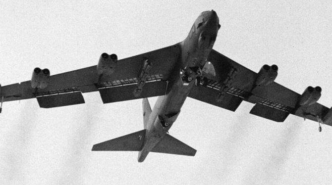 B-52 Bomber der US-Streitkräfte. Von einer »ernsthaften militärischen Provokation« spricht Peking nach einem Flug eines US-Bo