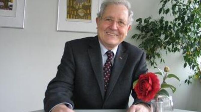 Will &raquo;in aller Stille&laquo; Geburtstag feiern: Günther Hecht, Pfullingen. GEA-FOTO: ESCH