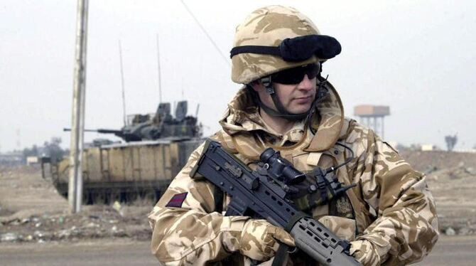 Britische Soldaten im Irak-Krieg.