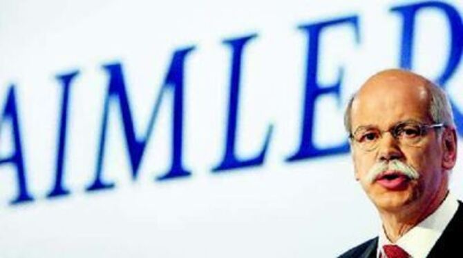 Hat einiges zu verdauen: Daimler-Chef Dieter Zetsche. FOTO: DPA