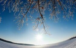 Winter in Sachsen. In den kommenden Tagen wird es deutlich milder. Foto: Arno Burgi