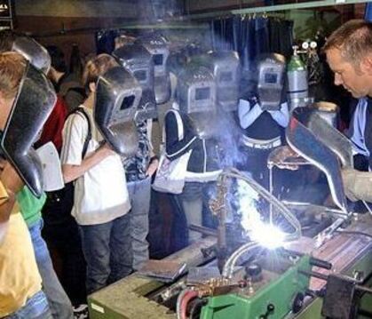 Eine berufliche Schule.