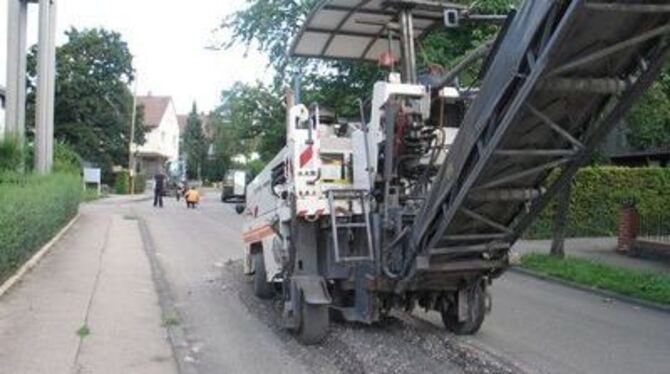 Straßenbauarbeiten: Die Max-Eyth-Straße in Metzingen ist die kommenden Monate gesperrt. 
GEA-FOTO: FÜSSEL