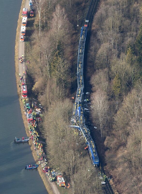 Zugunglück in Bayern Bad Aibling 2016