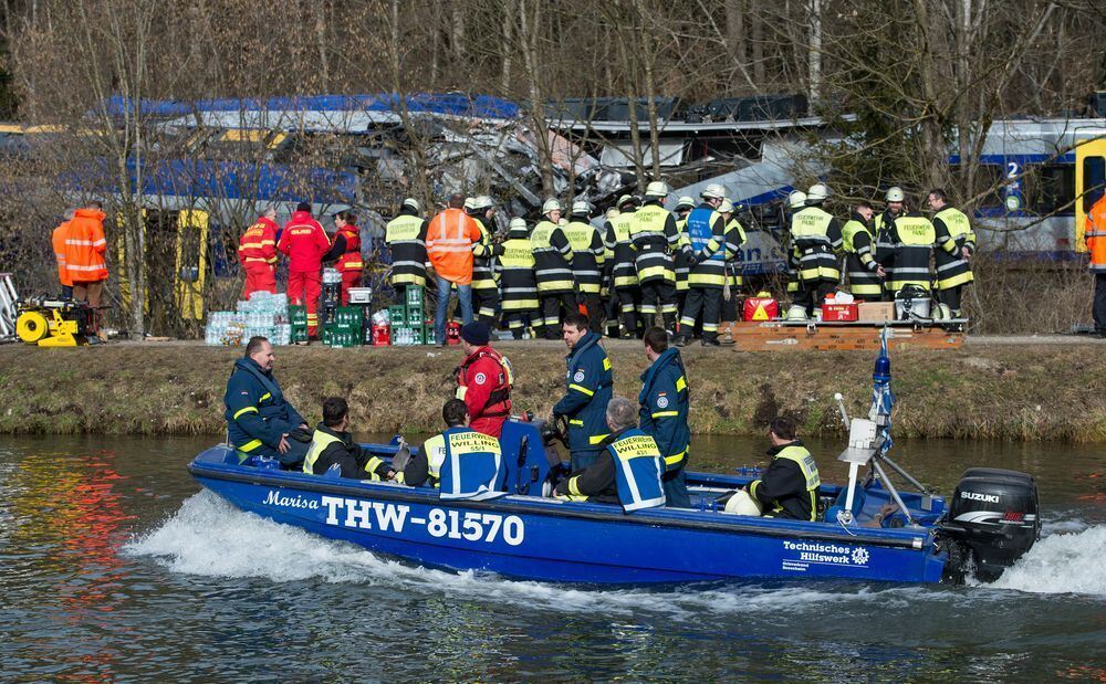 Zugunglück in Bayern Bad Aibling 2016