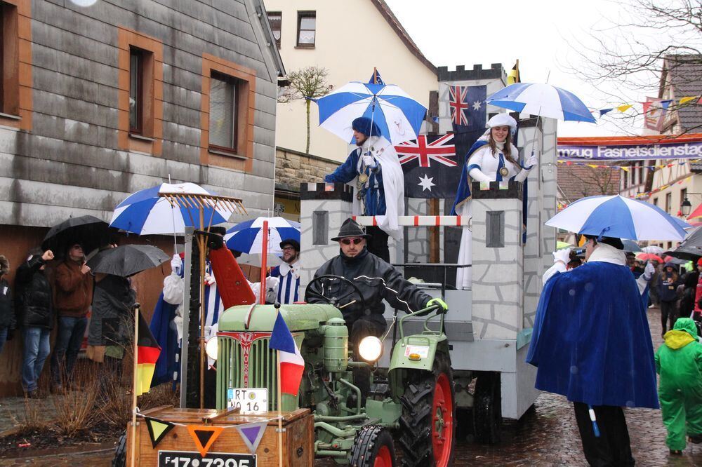 Fasnetsumzug Hayingen Februar 2016