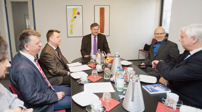 Hans-Ulrich Rülke zu Besuch beim GEA 2016