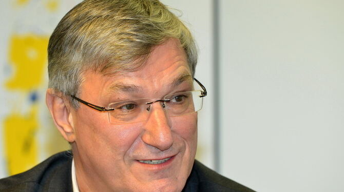 Bernd Riexinger, Chef der Linkspartei, kreidet der Landesregierung Versagen im sozialen Wohnungsbau an.
