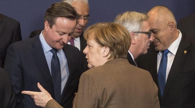 Operation gelungen: Der britische Premier David Cameron hat beim EU-Gipfel seine Ziele erreicht. Foto: Stephanie Lecocq