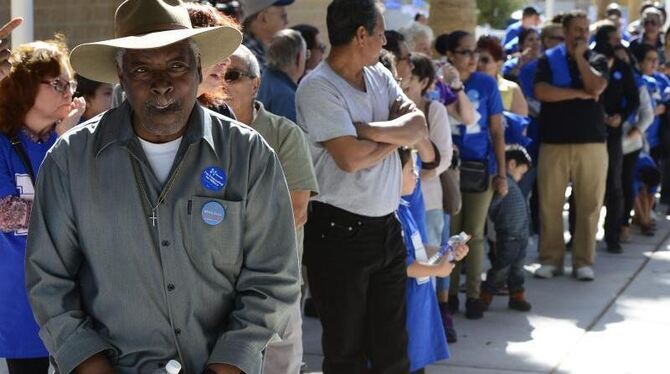 Bei den Demokraten in Nevada sind nur eingetragene Parteimitglieder zur Stimmabgabe aufgerufen. Foto: Mike Nelson